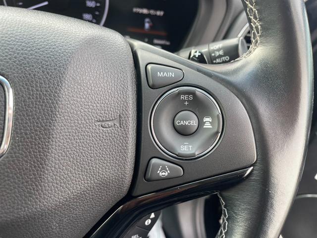 ヴェゼル ハイブリッドＺ・ホンダセンシング　純正８インチナビ　バックモニター　ビルトインＥＴＣ　スマートキープッシュスタート　ＬＥＤヘッドライト　ハーフレザーシート　純正１７インチアルミホイール（10枚目）