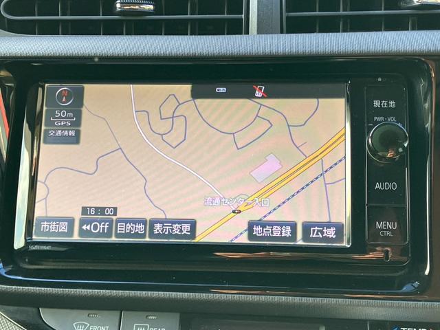 アクア Ｓ　純正ナビ　フルセグＴＶ　社外アルミホイール　ハイブリッド　プライバシーガラス　ミラーウィンカー（4枚目）