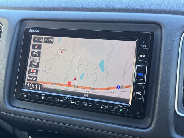 ヴェゼル ハイブリッドＺ・ホンダセンシング　ワンオーナー　禁煙車　純正ナビ　フルセグＴＶ　Ｂｌｕｅｔｏｏｔｈ接続　ＣＤ＆ＤＶＤ　ハーフレザー　バックカメラ　ビルトインＥＴＣ　クルーズコントロール　ＬＥＤヘッドライト　前席シートヒーター（5枚目）