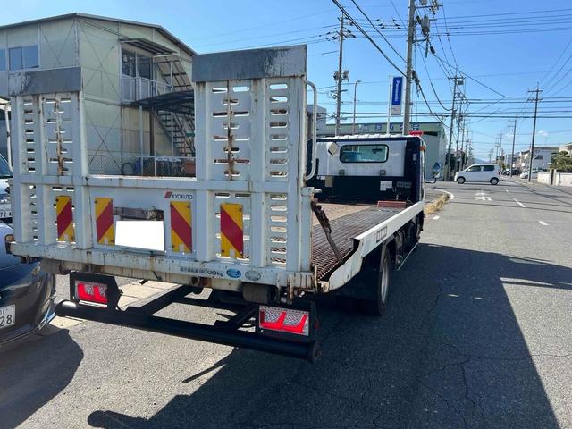 エルフトラック 積載車 フラトップ 積載車 極東開発フラトップ リモコン AT 後輪ダブル ETC ナビ TV キーレスエントリー 電動格納ミラー エアコン 運転席エアバッグ(10枚目)