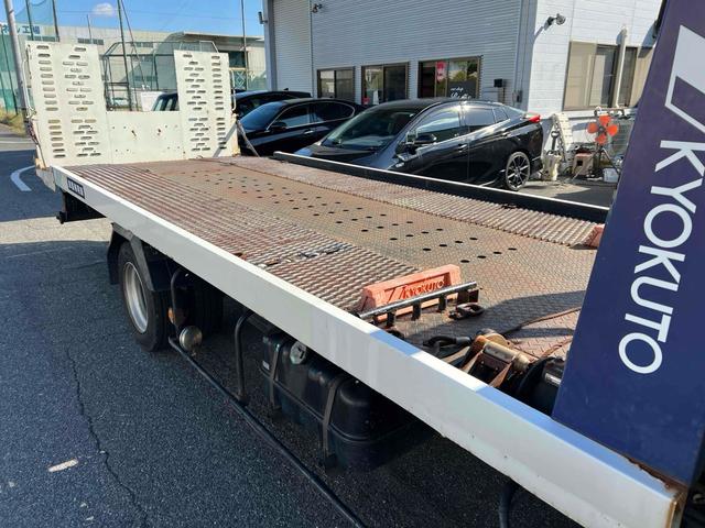 エルフトラック 積載車 フラトップ 積載車 極東開発フラトップ リモコン AT 後輪ダブル ETC ナビ TV キーレスエントリー 電動格納ミラー エアコン 運転席エアバッグ(15枚目)