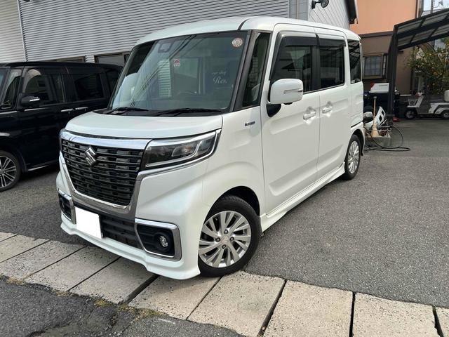 スペーシアカスタム ハイブリッドＧＳ　ＥＴＣ　全周囲カメラ　両側スライド・片側電動　ナビ　ＴＶ　クリアランスソナー　レーンアシスト　衝突被害軽減システム　ＬＥＤヘッドランプ　スマートキー　アイドリングストップ　電動格納ミラー（12枚目）