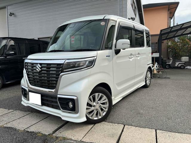 スペーシアカスタム ハイブリッドＧＳ　ＥＴＣ　全周囲カメラ　両側スライド・片側電動　ナビ　ＴＶ　クリアランスソナー　レーンアシスト　衝突被害軽減システム　ＬＥＤヘッドランプ　スマートキー　アイドリングストップ　電動格納ミラー（13枚目）