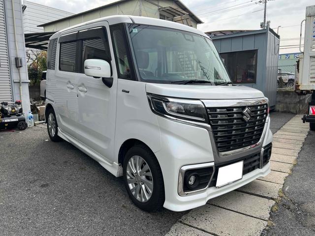 スペーシアカスタム ハイブリッドＧＳ　ＥＴＣ　全周囲カメラ　両側スライド・片側電動　ナビ　ＴＶ　クリアランスソナー　レーンアシスト　衝突被害軽減システム　ＬＥＤヘッドランプ　スマートキー　アイドリングストップ　電動格納ミラー（15枚目）