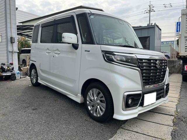 スペーシアカスタム ハイブリッドＧＳ　ＥＴＣ　全周囲カメラ　両側スライド・片側電動　ナビ　ＴＶ　クリアランスソナー　レーンアシスト　衝突被害軽減システム　ＬＥＤヘッドランプ　スマートキー　アイドリングストップ　電動格納ミラー（16枚目）