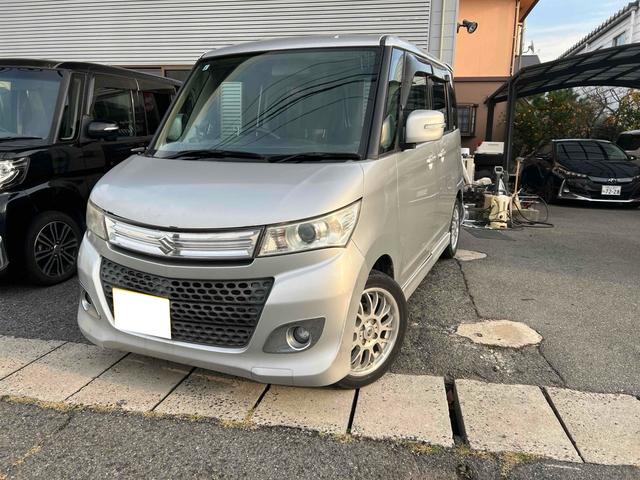 パレットＳＷ ＴＳ　バックカメラ　両側電動スライドドア　ナビ　ＴＶ　オートライト　スマートキー　電動格納ミラー　ベンチシート　ＣＶＴ　ＣＤ　ＵＳＢ　ミュージックプレイヤー接続可　Ｂｌｕｅｔｏｏｔｈ　アルミホイール（13枚目）