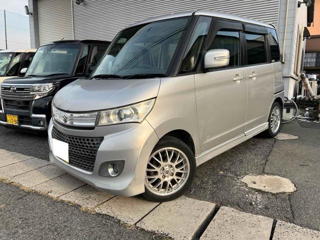 パレットＳＷ ＴＳ　バックカメラ　両側電動スライドドア　ナビ　ＴＶ　オートライト　スマートキー　電動格納ミラー　ベンチシート　ＣＶＴ　ＣＤ　ＵＳＢ　ミュージックプレイヤー接続可　Ｂｌｕｅｔｏｏｔｈ　アルミホイール（31枚目）