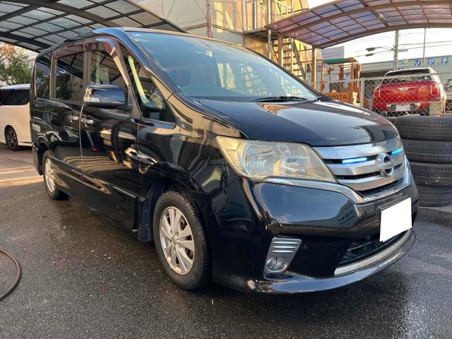 セレナ ハイウェイスター　ＥＴＣ　バックカメラ　ナビ　ＴＶ　オートクルーズコントロール　両側電動スライドドア　サンルーフ　スマートキー　アイドリングストップ　電動格納ミラー　後席モニター　３列シート　ＣＶＴ　アルミホイール（23枚目）