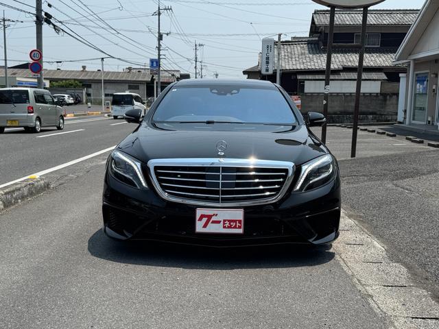 Ｓクラス Ｓ５５０ロング　ＡＭＧスポーツパッケージ　社外エアサス　Ｓ６３外装　サンルーフ　全周囲カメラ　クリアランスソナー　バックカメラ　黒革シート　シートヒーター　シートクーラー　ＥＴＣ　Ｂｌｕｅｔｏｏｔｈ　ドラレコ（14枚目）