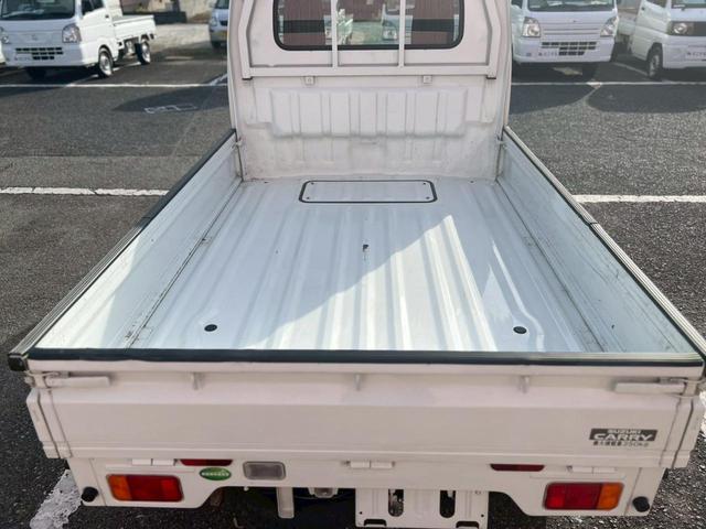 キャリイトラック 　車検整備付　ＡＴ車　ＥＴＣ　エアコン　パワステ　ＡＢＳ　運転席エアバック　助手席エアバック　アオリプロテクター　トリイプロテクター　ヘッドライトレベライザー　フロアマット　ドアバイザー　スペアタイヤ（59枚目）