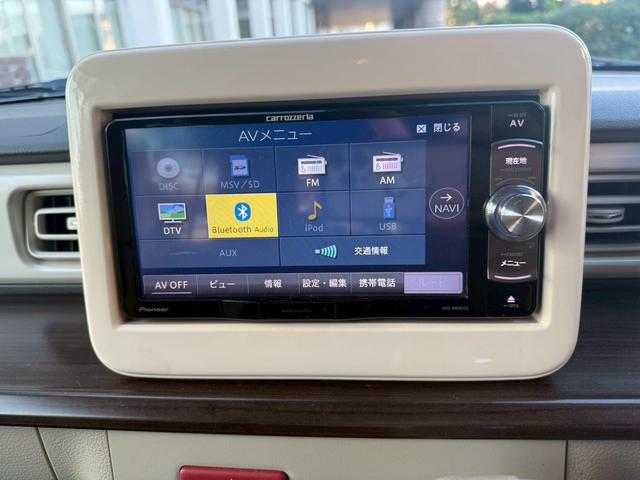 アルトラパン Ｆリミテッド　内装外装◎傷汚れ凹みなし♪　ナビ　Ｂｌｕｅｔｏｏｔｈ接続　新品タイヤ　ドライブレコーダー　シートヒーター　衝突安全装置（10枚目）