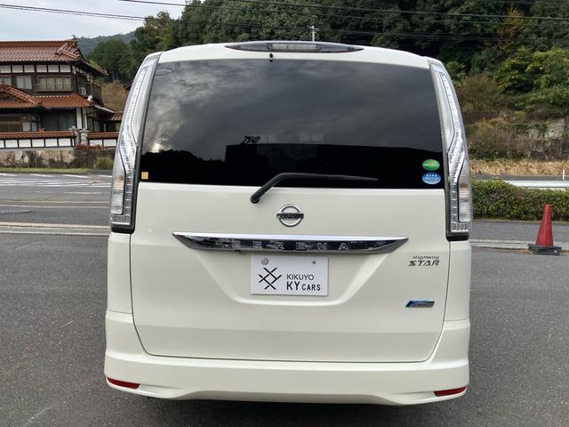 セレナ ハイウェイスター　Ｓ－ハイブリッド　キーフリー　社外ナビ＆Ｂカメラ　左側パワースライドドア　ＥＴＣ　３列シート（7枚目）