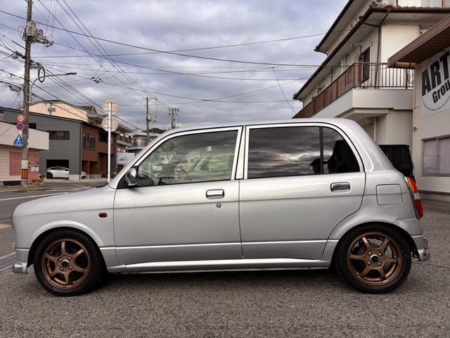 ミラジーノ ジーノ　パナソニックＲＥＯ５Ｄナビ　フルセグＴＶ　ブリッツフルタップ車高調　外アルミホイール（8枚目）