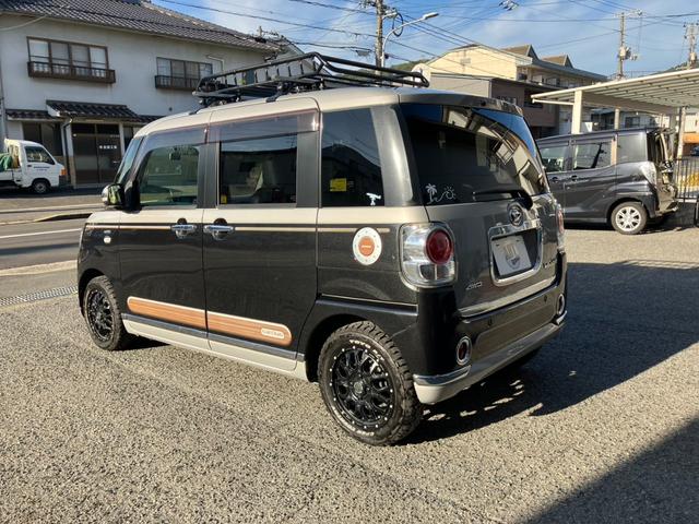 ムーヴキャンバス Ｇメイクアップ　ＳＡＩＩ　ワンオーナー　両側パワースライドドア　ＬＥＤヘッドランプ　プッシュスタート　前後ドラレコ　バックカメラ　ノーマルタイヤ有　キャリア付き（8枚目）