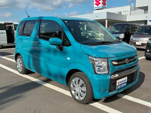 ワゴンＲ ＦＸ　オーディオ　オートライト　前後ブレーキサポート　オーディオ　オートライト　プッシュスタート　シートヒーター　オートエアコン　スズキセーフティーサポート　衝突被害軽減システム　アイドリングストップ　横滑り防止機能　衝突安全ボディ　盗難防止システム（6枚目）