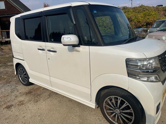 N-BOXカスタム G・ターボパッケージ スマートキー プッシュスタート ナビTV ETC 両側パワースライド HID パドルシフト 検9年3月(7枚目)