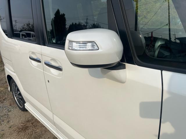 N-BOXカスタム G・ターボパッケージ スマートキー プッシュスタート ナビTV ETC 両側パワースライド HID パドルシフト 検9年3月(8枚目)