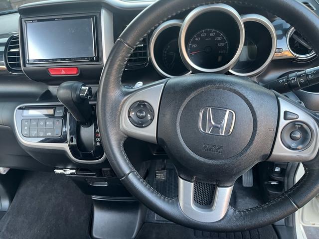 N-BOXカスタム G・ターボパッケージ スマートキー プッシュスタート ナビTV ETC 両側パワースライド HID パドルシフト 検9年3月(12枚目)