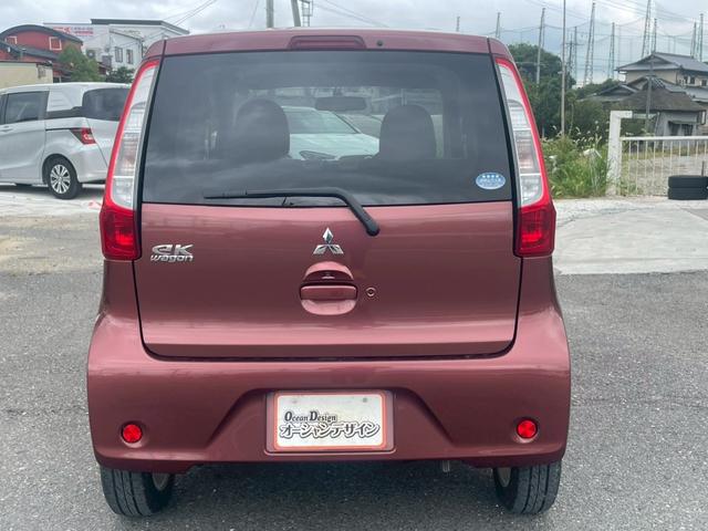 ｅＫワゴン 　ナビ　バックカメラ　ミラー型バックモニター　修復歴なし　スマートキー　オートエアコン　ＣＶＴ　ベンチシート　アイドリングストップ　ＣＤ再生可　純正アルミホイール（10枚目）