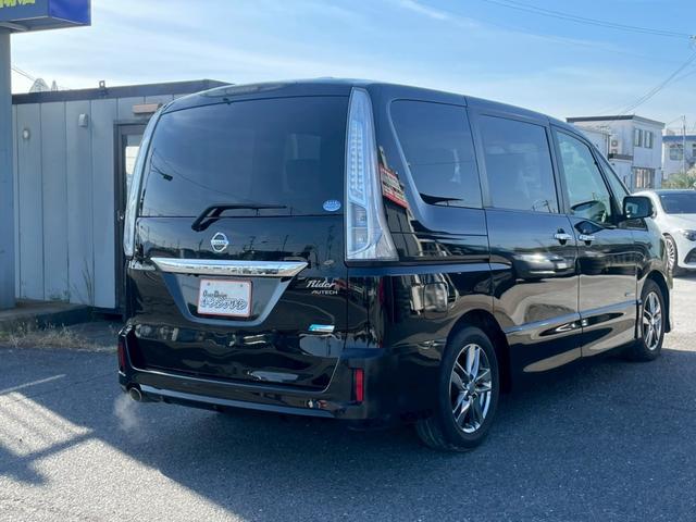 セレナ ライダー S-ハイブリッド ナビ フルセグTV フリップダウンモニター 両側電動スライドドア Bluetooth接続可 ETC スマートキー オートライト オートエアコン 8人乗り 盗難防止システム 修復歴なし CVT(9枚目)