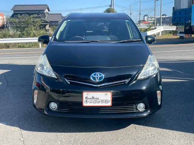 プリウスアルファ S チューン ブラック ナビ フルセグTV Bluetooth接続可 フリップダウンモニター スマートキー スペアキーあり ビルトインETC ドライブレコーダー バックカメラ オートライト オートエアコン 修復歴なし(6枚目)