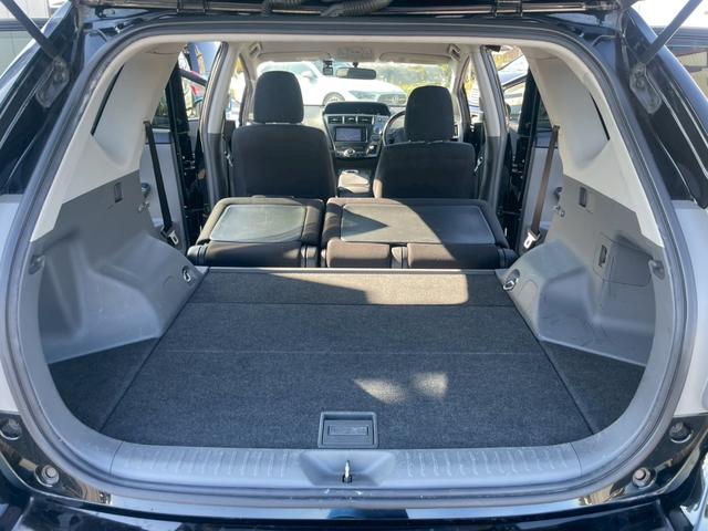 プリウスアルファ S チューン ブラック ナビ フルセグTV Bluetooth接続可 フリップダウンモニター スマートキー スペアキーあり ビルトインETC ドライブレコーダー バックカメラ オートライト オートエアコン 修復歴なし(42枚目)