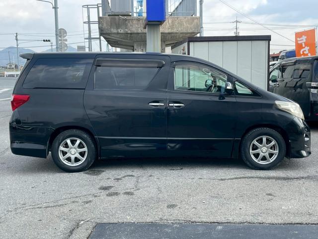 アルファード 240S 7人乗り 修復歴なし オットマン スマートキー コーナーセンサー オートライト オートエアコン ダブルエアコン HID 盗難防止システム 衝突安全ボディ(8枚目)