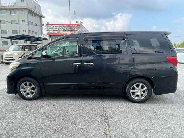 アルファード 240S 7人乗り 修復歴なし オットマン スマートキー コーナーセンサー オートライト オートエアコン ダブルエアコン HID 盗難防止システム 衝突安全ボディ(11枚目)