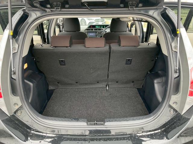 アクア G スマートキー プッシュスタート ETC バックカメラ 修復歴なし オートライト オートエアコン CVT 電動格納ミラー 衝突安全ボディ(38枚目)