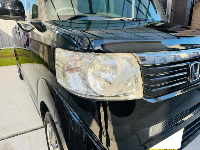 Ｎ－ＢＯＸ Ｇ・Ｌパッケージ　車検令和９年５月まで　ギャザーズ純正ナビ　フルセグ　ブルートゥース対応　バックカメラ　スマートキー２個　外装磨き済み　純正１４インチアルミホイール　内装ブラック　リア５面フィルム施工（13枚目）