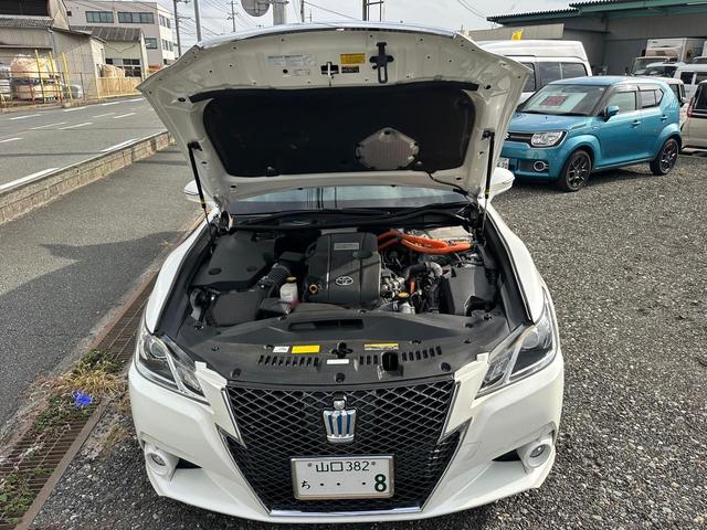 クラウンハイブリッド アスリートS ETC オートクルーズコントロール ナビ アルミホイール オートライト HID CVT スマートキー 電動格納ミラー 盗難防止システム パワーシート USB 衝突安全ボディ ABS ESC エアコン(26枚目)