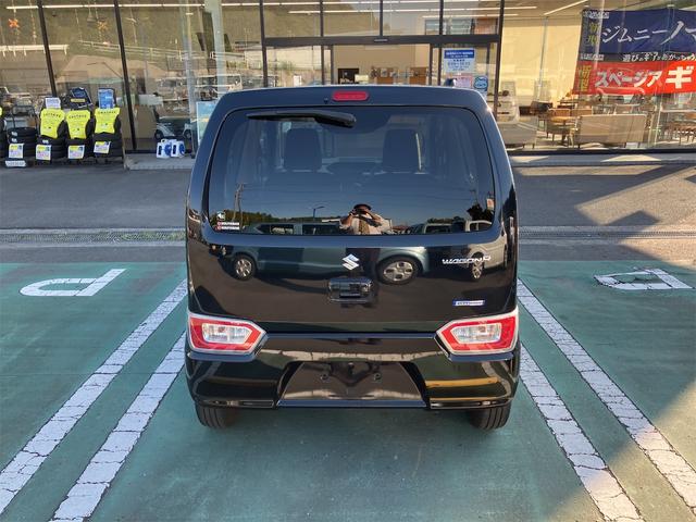 ワゴンＲ ハイブリッドＦＸ　Ｉストップ　シートヒーター付　安全ボディ　ＥＳＰ　イモビライザー　運転席助手席エアバック　ＡＵＴＯエアコン　エアバック　パワステ　ベンチシート　パワーウィンドウ　ＡＢＳ　フルフラット（3枚目）