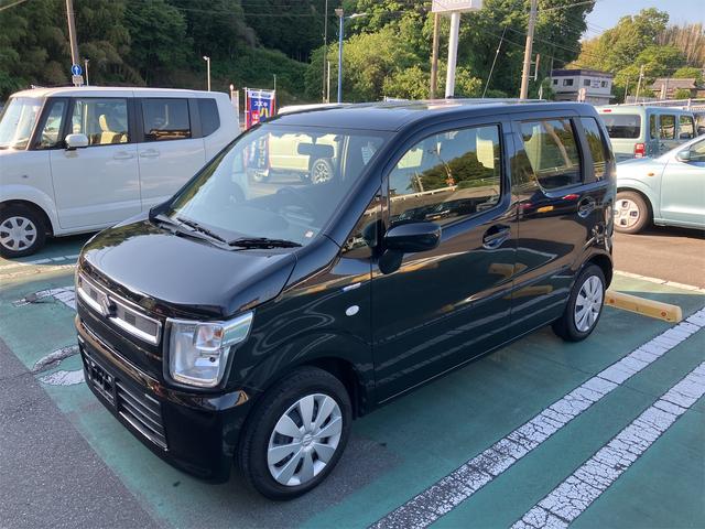 ワゴンＲ ハイブリッドＦＸ　Ｉストップ　シートヒーター付　安全ボディ　ＥＳＰ　イモビライザー　運転席助手席エアバック　ＡＵＴＯエアコン　エアバック　パワステ　ベンチシート　パワーウィンドウ　ＡＢＳ　フルフラット（7枚目）