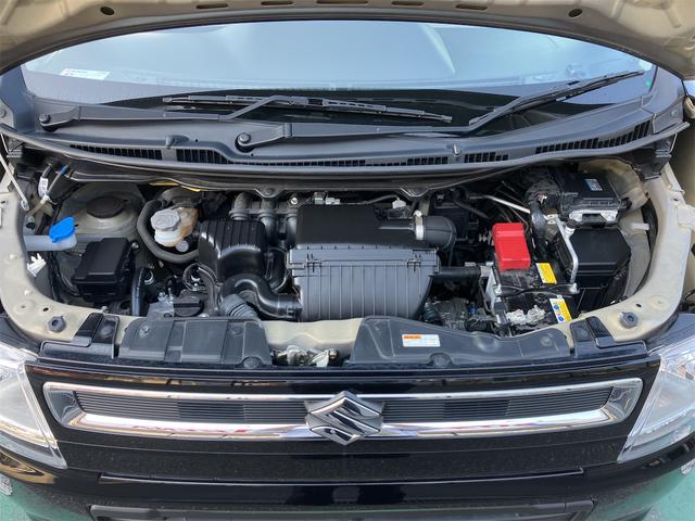 ワゴンＲ ハイブリッドＦＸ　Ｉストップ　シートヒーター付　安全ボディ　ＥＳＰ　イモビライザー　運転席助手席エアバック　ＡＵＴＯエアコン　エアバック　パワステ　ベンチシート　パワーウィンドウ　ＡＢＳ　フルフラット（17枚目）