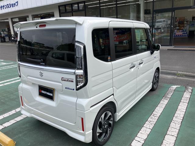 スペーシアカスタム ハイブリッドXS 電動格納ドアミラー アイドリングSTOP スマートキ LEDランプ 横滑り防止 衝撃安全ボディー エアバック パワステ ABS エアコン キーフリー 運転席助手席エアバック パワーウィンドウ(7枚目)