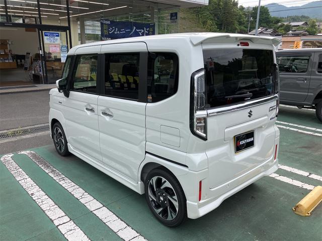 スペーシアカスタム ハイブリッドXS 電動格納ドアミラー アイドリングSTOP スマートキ LEDランプ 横滑り防止 衝撃安全ボディー エアバック パワステ ABS エアコン キーフリー 運転席助手席エアバック パワーウィンドウ(8枚目)