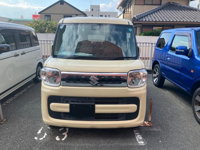 スペーシア ハイブリッドX デュアルセンサーブレーキS コーナーセンサ スマートエントリー シ-トヒ-タ- 電格ドアミラー i-stop フリーキー 安全ボディ オートマチックハイビーム イモビライザー サイドエアバック VDC(2枚目)