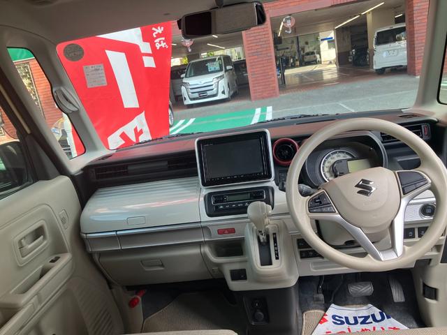 スペーシア ハイブリッドX デュアルセンサーブレーキS コーナーセンサ スマートエントリー シ-トヒ-タ- 電格ドアミラー i-stop フリーキー 安全ボディ オートマチックハイビーム イモビライザー サイドエアバック VDC(11枚目)