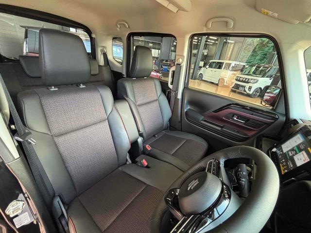 スペーシアカスタム ハイブリッドXSターボ 全周囲カメラ 両側電動スライドドア ナビ TV クリアランスソナー レーンアシスト スマートキー アイドリングストップ ベンチシート CVT ESC USB Bluetooth アルミホイール(9枚目)