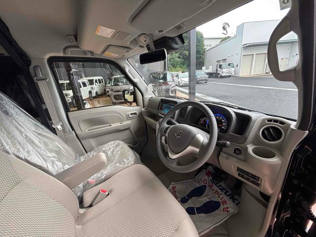 エブリイワゴン PZターボ バックカメラ 両側スライド・片側電動 クリアランスソナー レーンアシスト 衝突被害軽減システム オートライト スマートキー アイドリングストップ シートヒーター ベンチシート CVT ESC USB(9枚目)