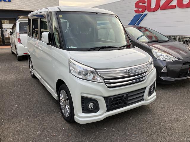 スペーシアカスタム 　ＥＴＣ　両側スライド・片側電動　ナビ　ＴＶ　オートライト　スマートキー　アイドリングストップ　電動格納ミラー　シートヒーター　ＣＶＴ　ＡＢＳ　ＣＤ　アルミホイール　エアコン　パワーステアリング（14枚目）