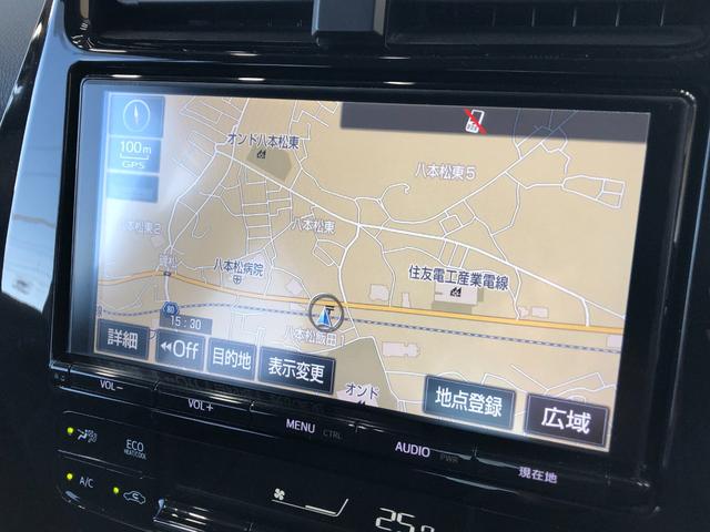 プリウス A 禁煙車/ETC/Fドラレコ/純正SDナビ(NSZT-Y66T)/Bluetooth/DVD/CD/SD/バックカメラ/ブラインドスポットモニター/LEDヘッドライト/ヘッドアップディスプレイ/予備キー(35枚目)