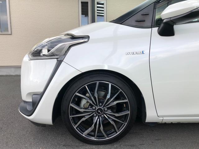 シエンタ ハイブリッドX 車検付/ETC/ナビ(ECLIPSE/AVN-SZ05IW)/バックカメラ/Bluetooth/TV/DVD/CD/SD/レオニス17インチAW/ローダウン/片側パワースライド/シートヒーター(13枚目)