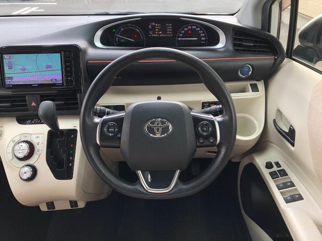 シエンタ ハイブリッドX 車検付/ETC/ナビ(ECLIPSE/AVN-SZ05IW)/バックカメラ/Bluetooth/TV/DVD/CD/SD/レオニス17インチAW/ローダウン/片側パワースライド/シートヒーター(20枚目)