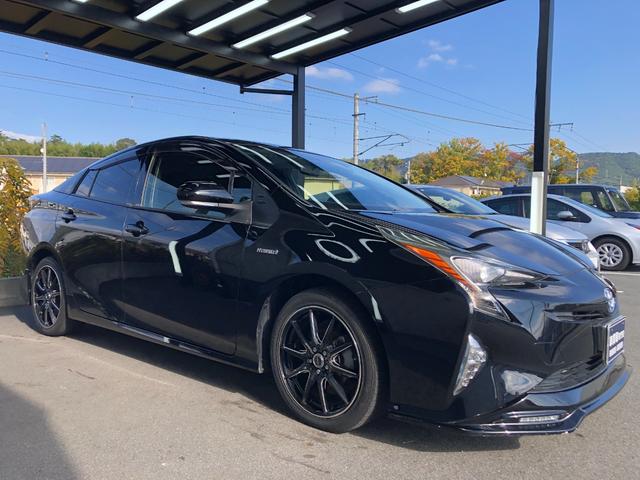 プリウス Ｓ　禁煙車／ＥＴＣ／ＥＣＬＩＰＳＥナビ（ＡＶＮ－Ｒ７Ｗ）／バックカメラ／Ｂｌｕｅｔｏｏｔｈ／ＴＶ／ＤＶＤ／ＣＤ／ＳＤ／フロント・リヤエアロ／社外１７インチＡＷ／室内灯ＬＥＤ／オートライト／フォグランプ（8枚目）