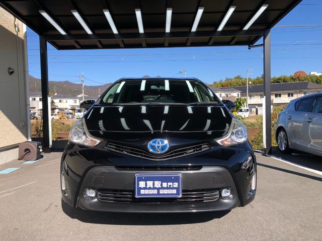 プリウスアルファ Ｓ　禁煙車／ＥＴＣ／ストラーダナビ（ＣＮ－ＡＳ３００ＷＤ）／バックカメラ／Ｂｌｕｅｔｏｏｔｈ／ＴＶ／ＤＶＤ／ＣＤ／ＳＤ／オートライト／フォグランプ／電動格納ミラー／オートエアコン／スマートキー（6枚目）