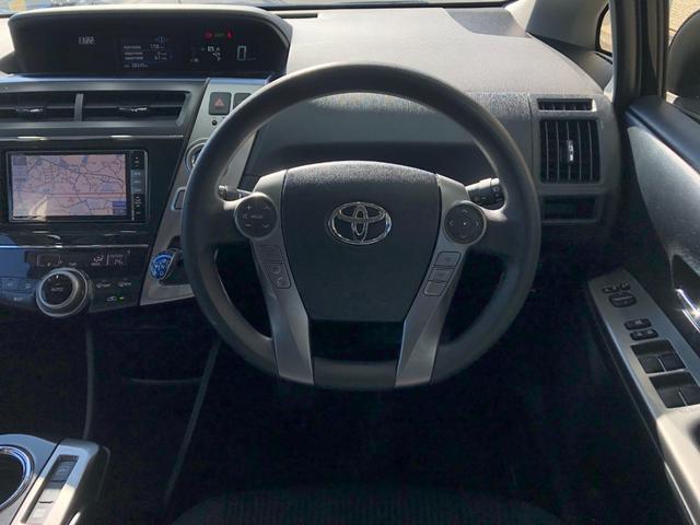 プリウスアルファ Ｓ　禁煙車／ＥＴＣ／ストラーダナビ（ＣＮ－ＡＳ３００ＷＤ）／バックカメラ／Ｂｌｕｅｔｏｏｔｈ／ＴＶ／ＤＶＤ／ＣＤ／ＳＤ／オートライト／フォグランプ／電動格納ミラー／オートエアコン／スマートキー（20枚目）