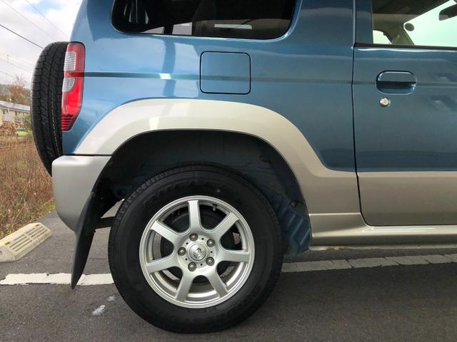 パジェロミニ VR 車検付/4WD/5MT/ケンウッドオーディオ(U333)/CD/FM.AM/USB/パワステ/パワーウィンドウ/電動格納ミラー/ルーフレール/ドアバイザー/エアバッグ/取扱説明書/予備キー(11枚目)