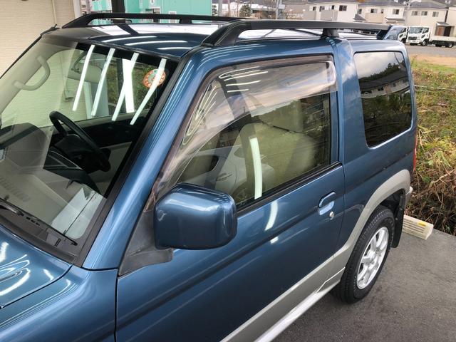 パジェロミニ VR 車検付/4WD/5MT/ケンウッドオーディオ(U333)/CD/FM.AM/USB/パワステ/パワーウィンドウ/電動格納ミラー/ルーフレール/ドアバイザー/エアバッグ/取扱説明書/予備キー(14枚目)