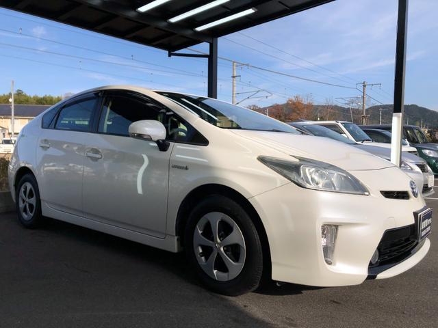 プリウス S 禁煙車/ETC/カロッツェリアメモリーナビ(AVIC-MRZ099W)/Bluetooth/TV/DVD/CD/SD/電動格納ミラー/オートライト/フォグランプ/スマートキー/純正15インチAW(8枚目)